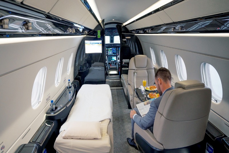 Private jets with bedrooms