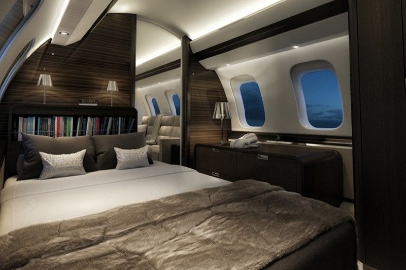 Private jets with bedrooms