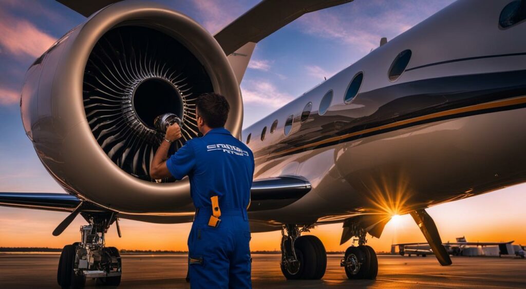 private jet maintenance technician