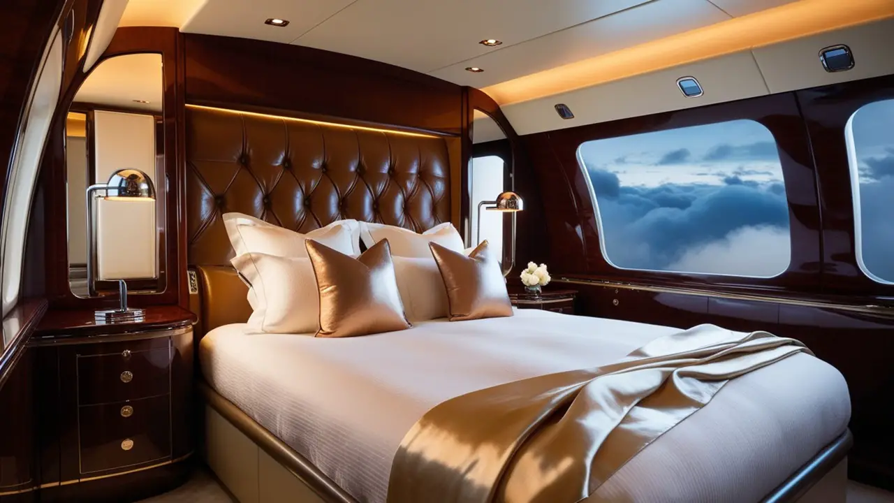 Private Jet Bedroom Super Luxury