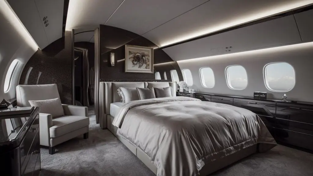 Private Jet Bedroom