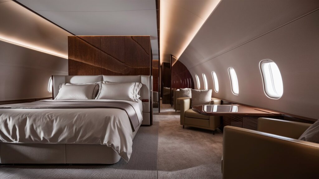 Private Jet Bedroom