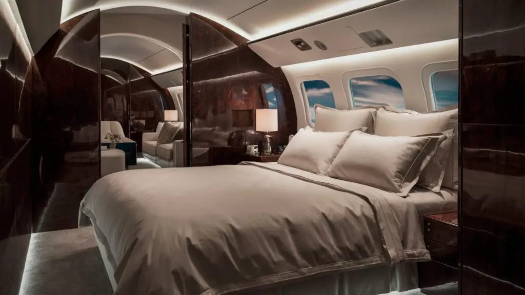 Private Jet Bedroom