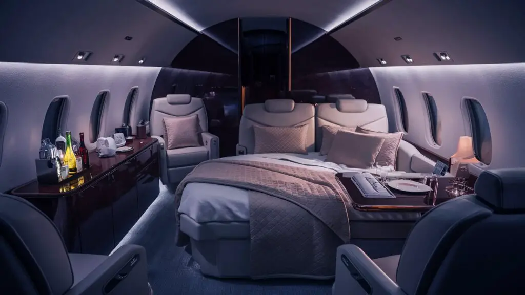 Private Jet Bedroom