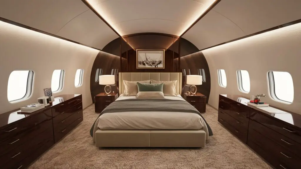 Private Jet Bedroom