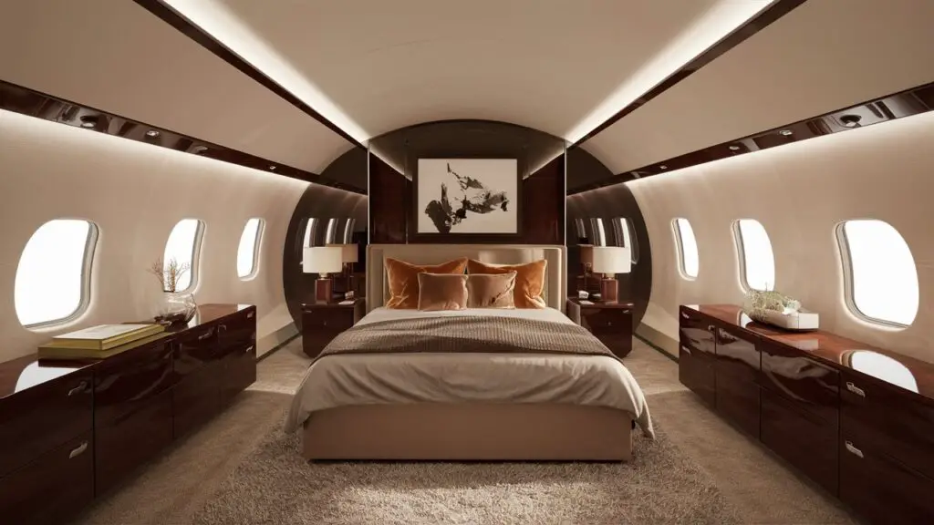 Private Jet Bedroom