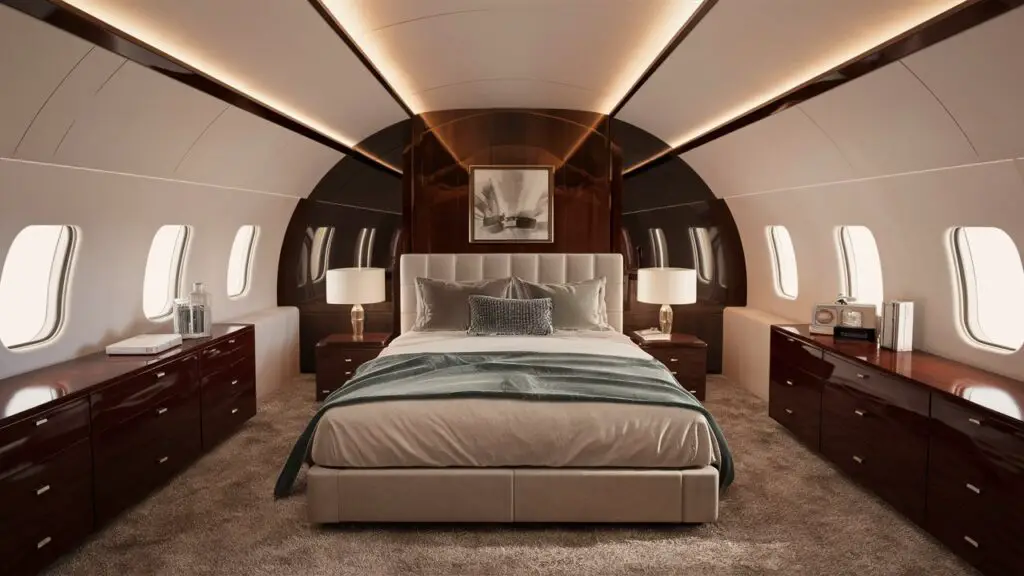 Private Jet Bedroom