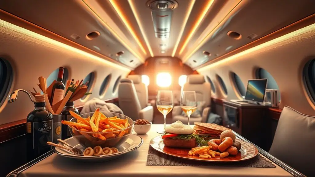 Private Jet Food