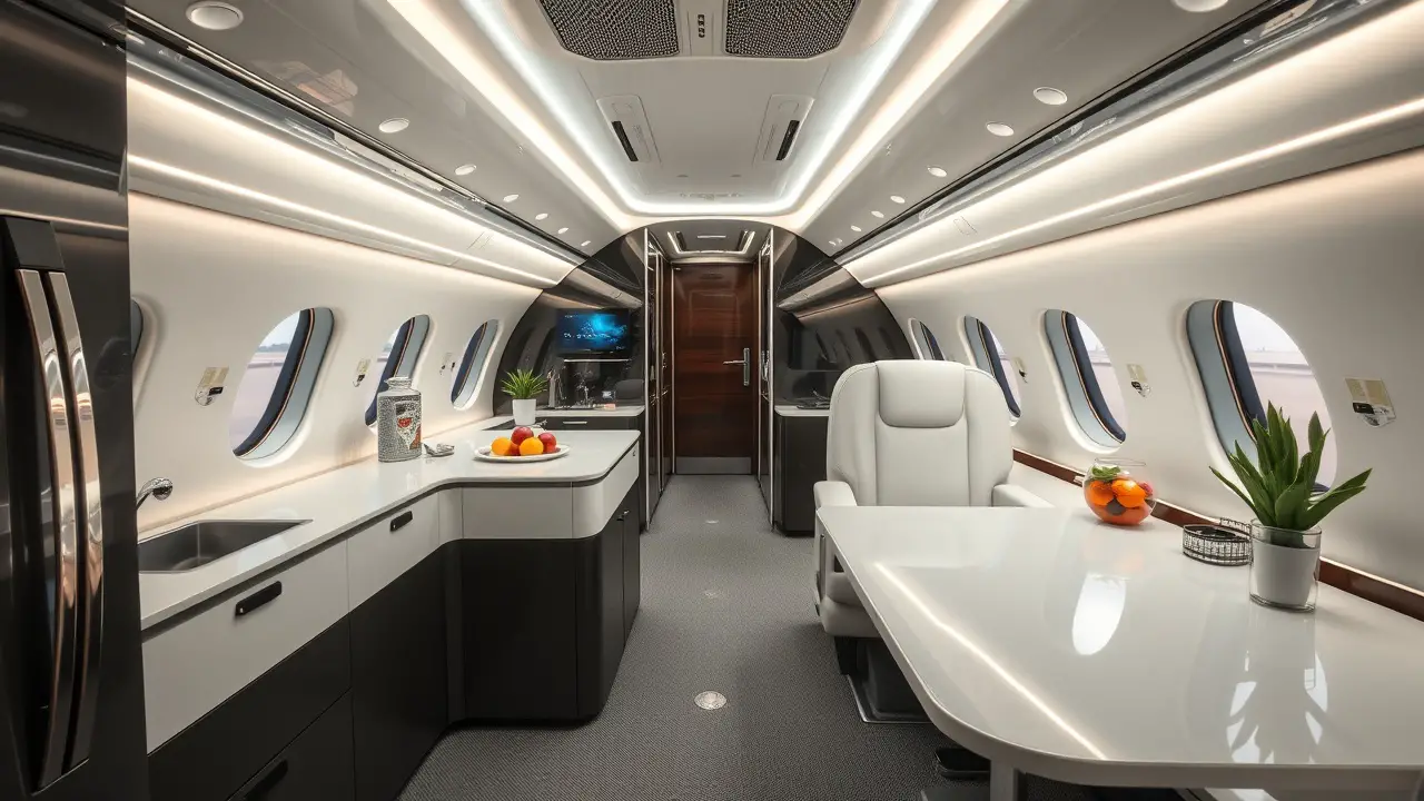 Private Jet Kitchen