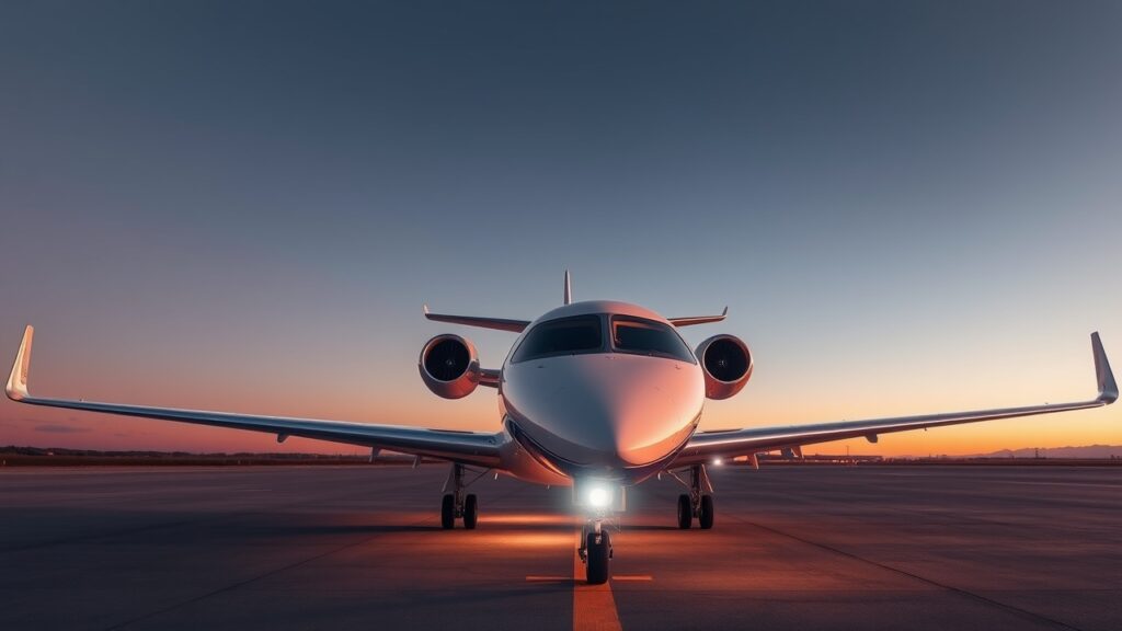 Private Jet Exterior