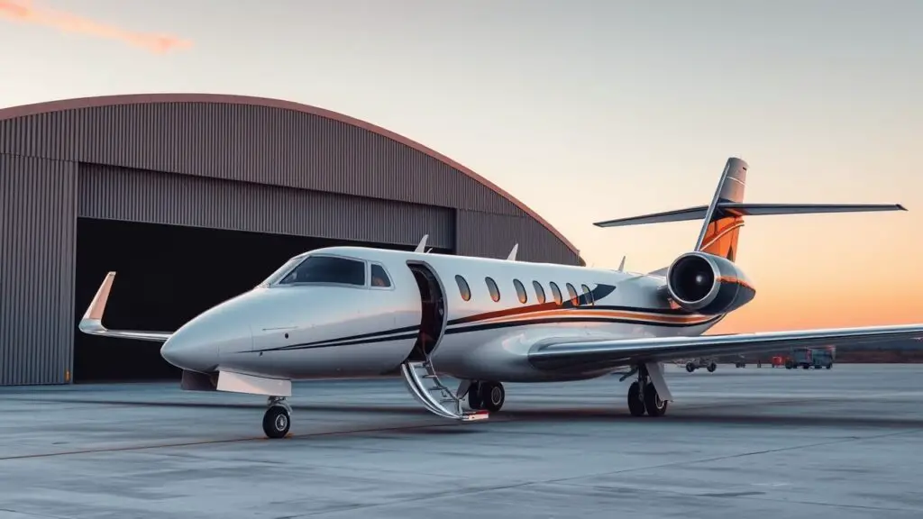 Private Jet Exterior