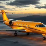 Yellow Private Jet | Amazing Interior and Exterior