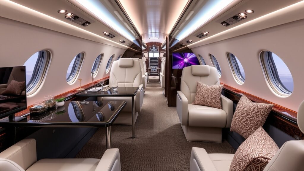 Private Jet Interior Aesthetics