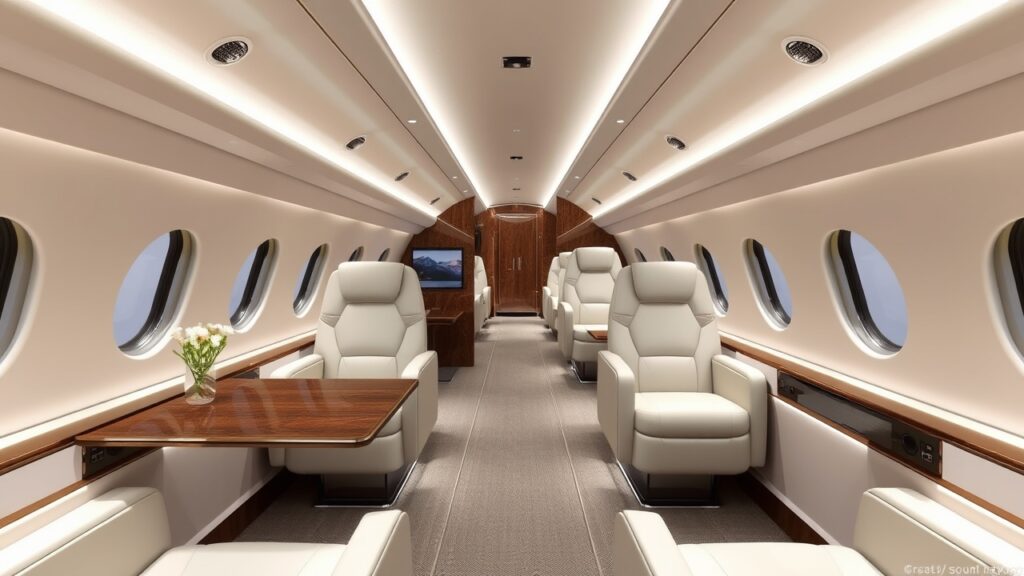 Private Jet Interior Aesthetics