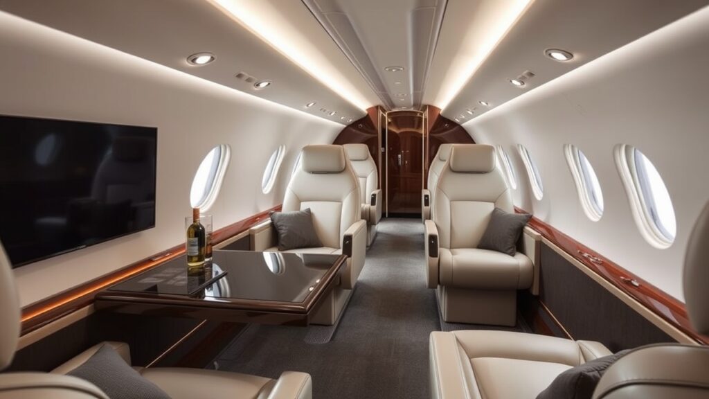 Private Jet Interior Aesthetics