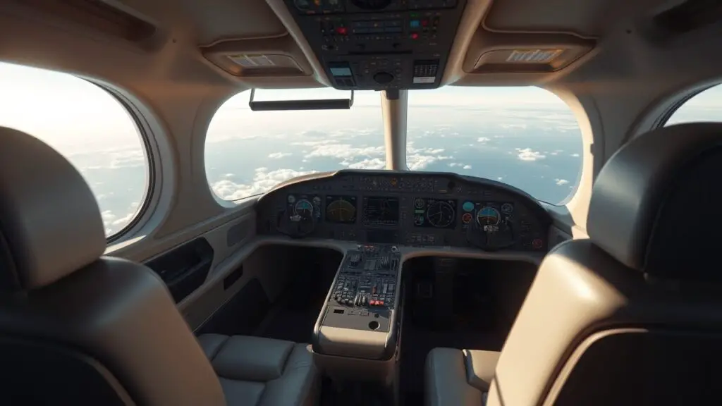 Private Jet Cockpit