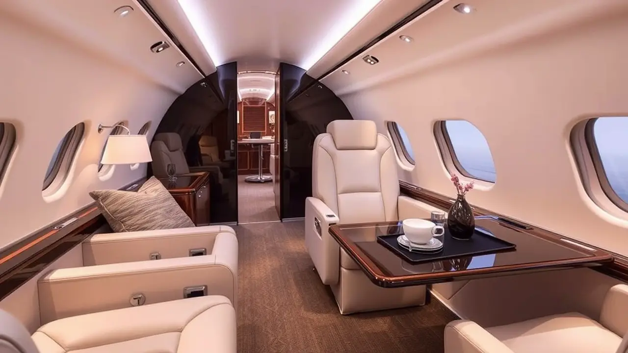 Private Jet Interior Aesthetics