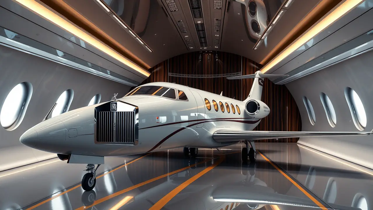 Private Jet Rolls Royce