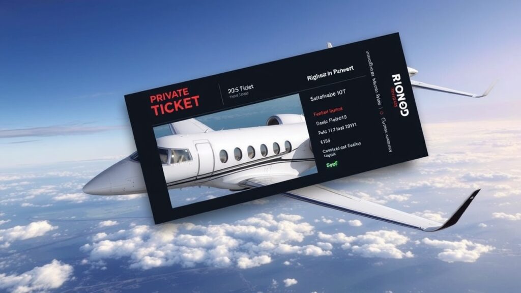 Private Jet Ticket