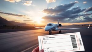 Private Jet Ticket