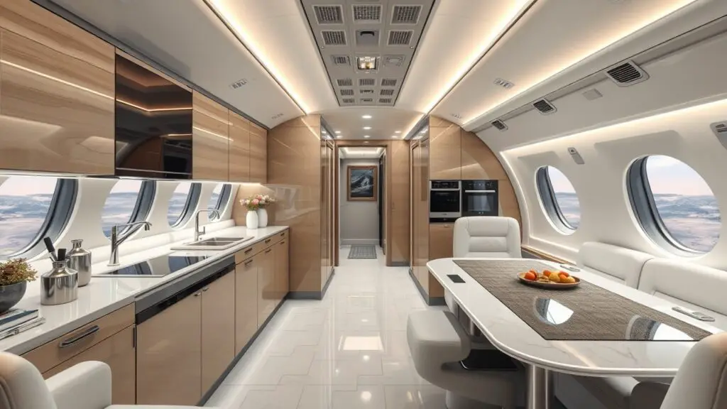 Private Jet Kitchen