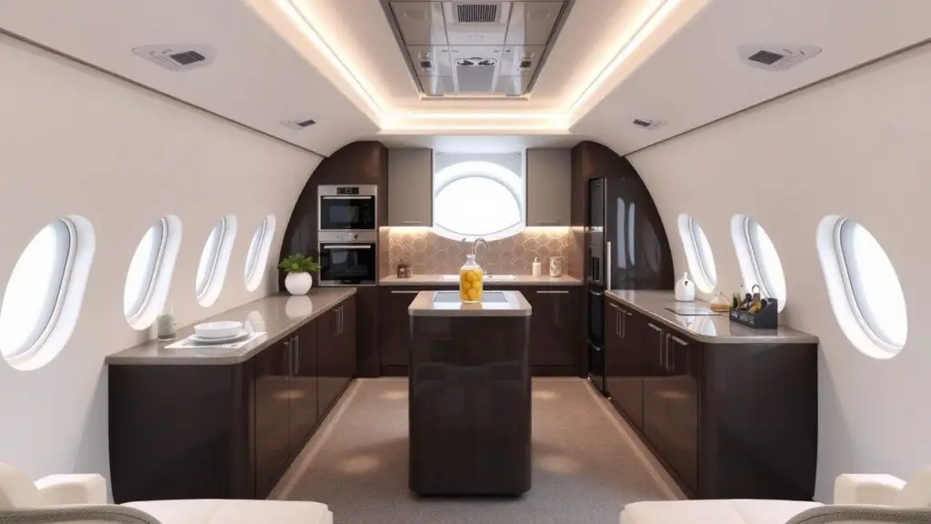 Private Jet Kitchen