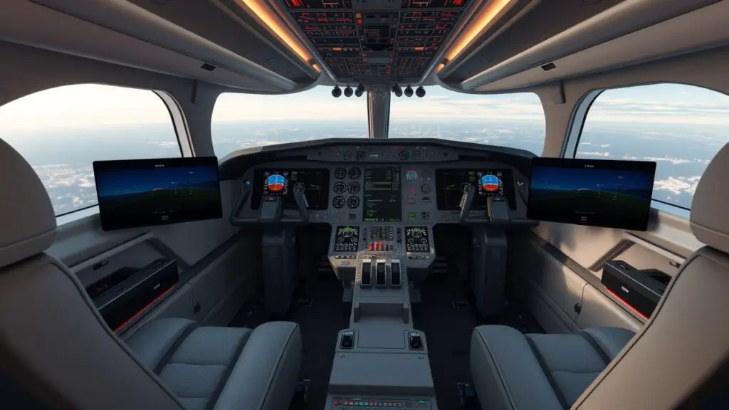 Private Jet Cockpit